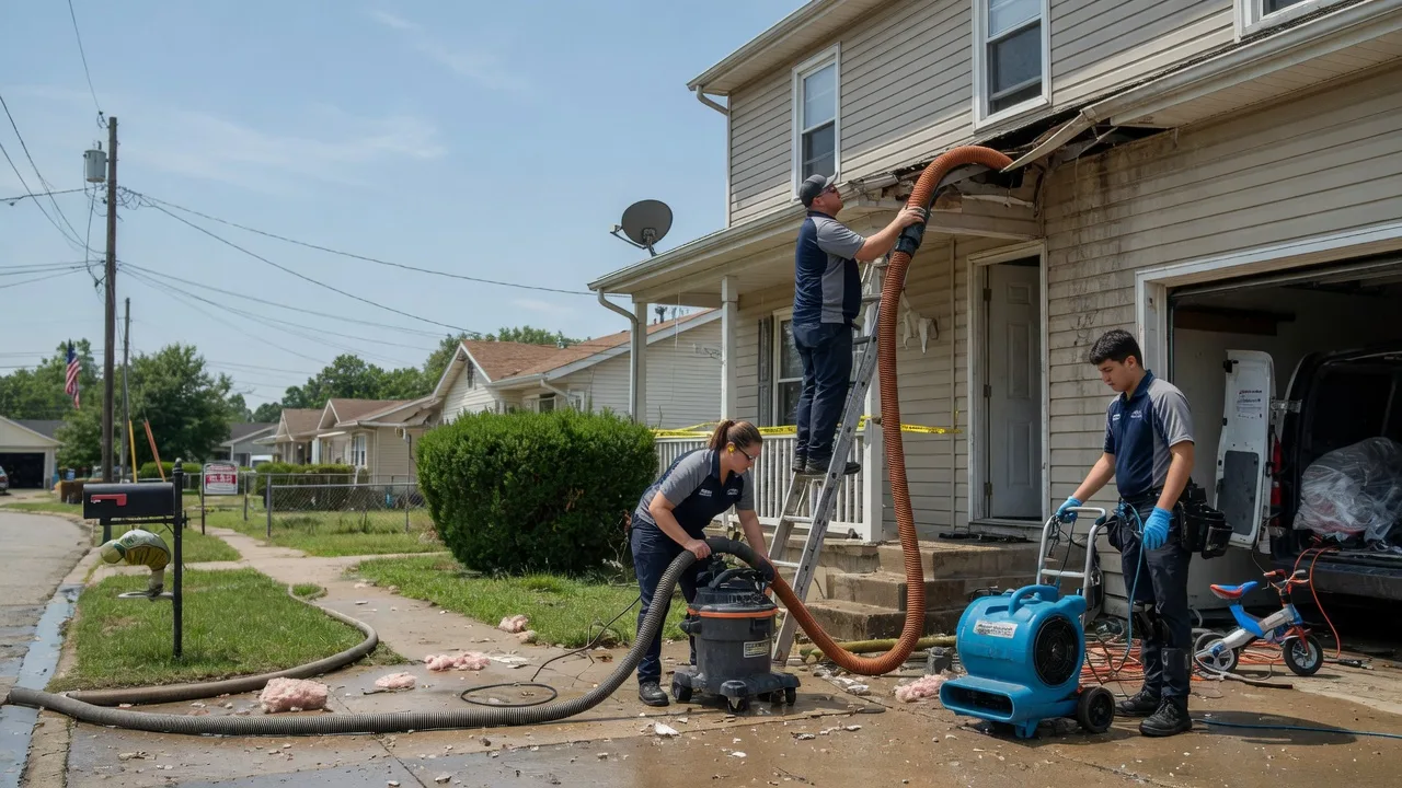 Water Damage Restoration in Pleasant Plains, IL near me